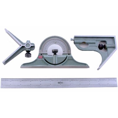 Chicago Brand Combination Square and Protractor 4 pc Set, large image number 0
