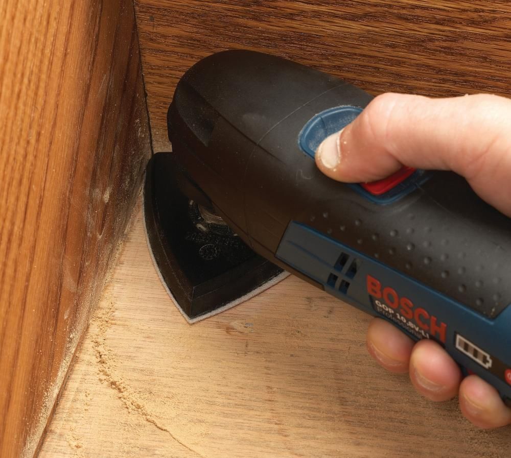 Bosch 3-3/4 Inch 40 Grit 5 pc. Detail Sander Abrasive Triangles for Wood, large image number 3