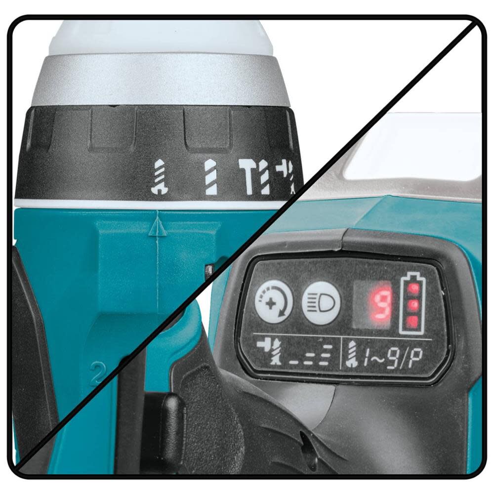 Makita 18V LXT Lithium Ion Brushless Cordless Impact-Hammer-Driver-Drill Tool Only & ImpactX 100 pc. Driver Bit Set Bundle, large image number 16