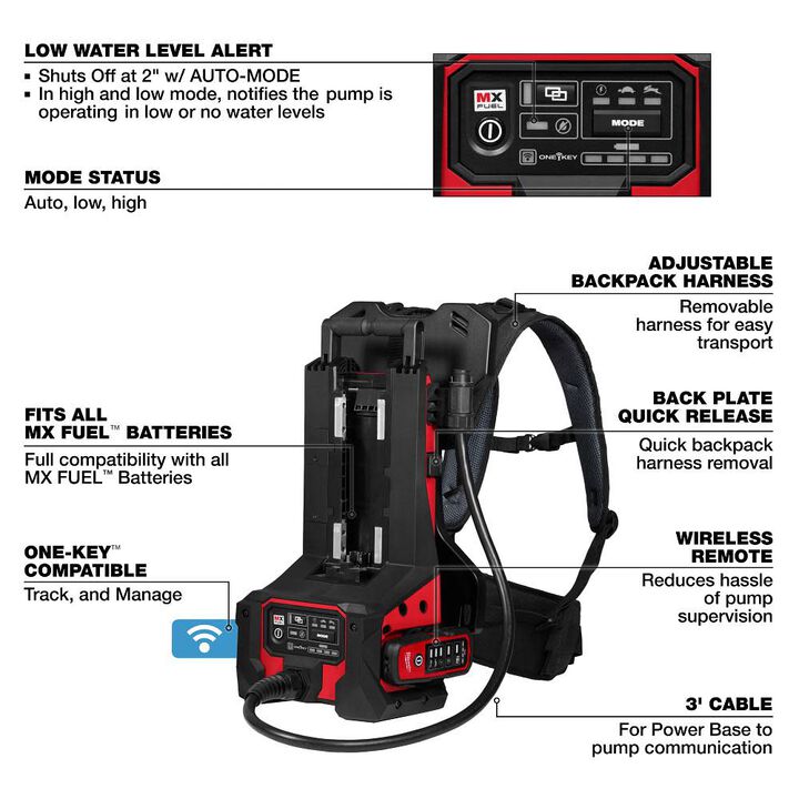 Milwaukee MX FUEL Portable Pump Power Base, large image number 4