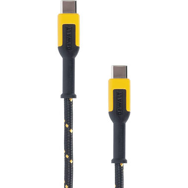DEWALT Phone Charger USB-C Reinforced Braided Cord 6'