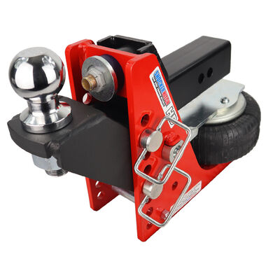 Shocker Hitch HD 20K 2.5 Inch Air Receiver Hitch & Raised Ball Mount 2-5/16 Inch Hitch Ball
