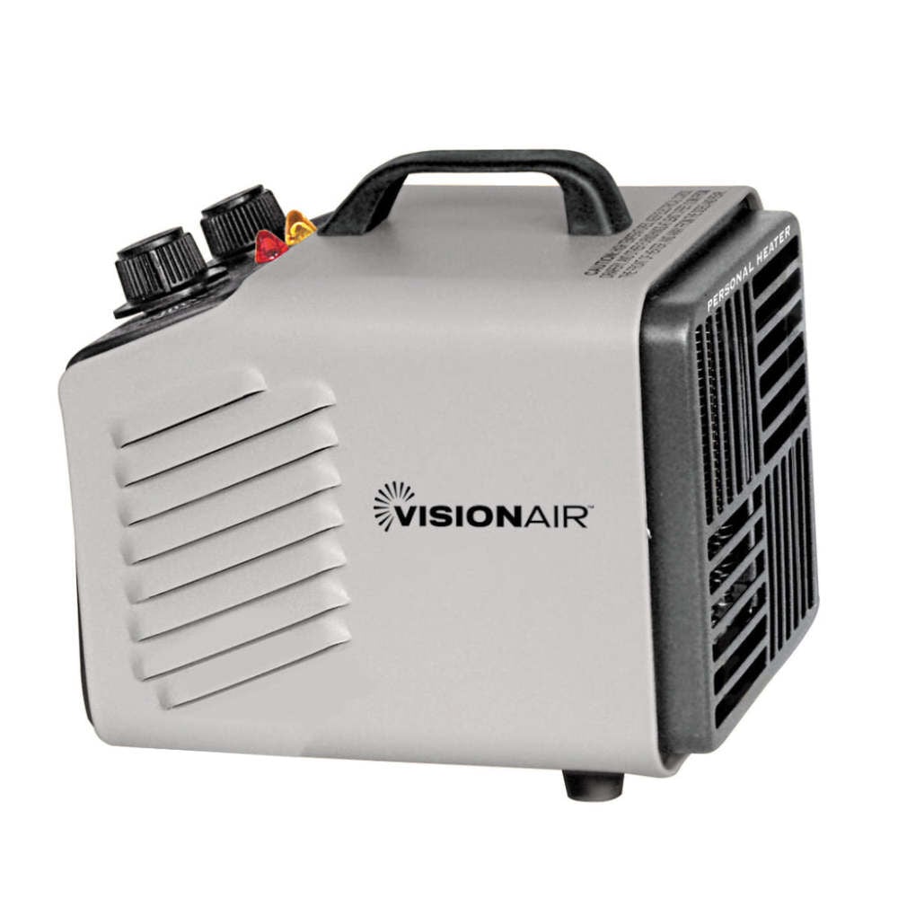 VisionAir 6.75 In. 750/1000W 5120 Btu 161 Sq-Ft. Compact Utility Heater – 1VAHW06