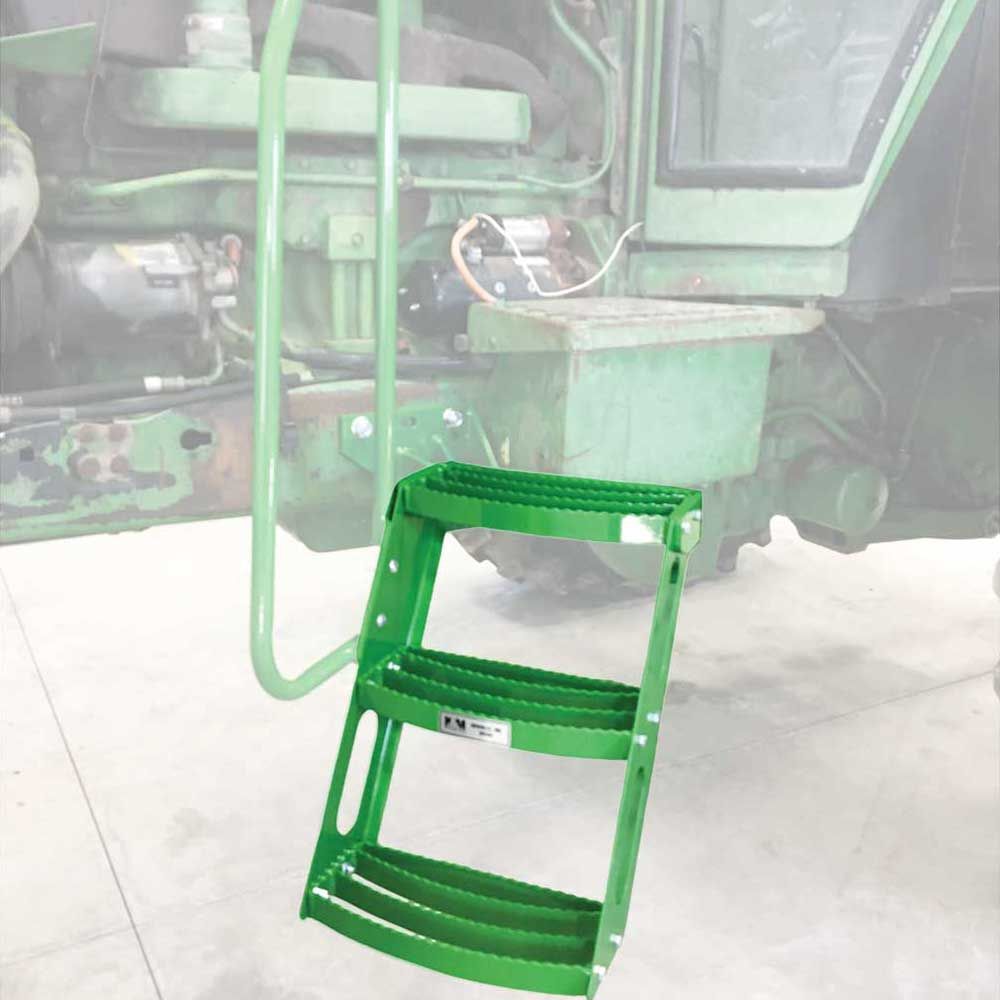 K&M Manufacturing LH 3-Step Kit for John Deere Tractors Green, large image number 8