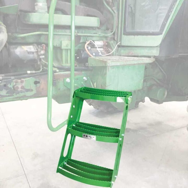 K&M Manufacturing LH 3-Step Kit for John Deere Tractors Green, large image number 7