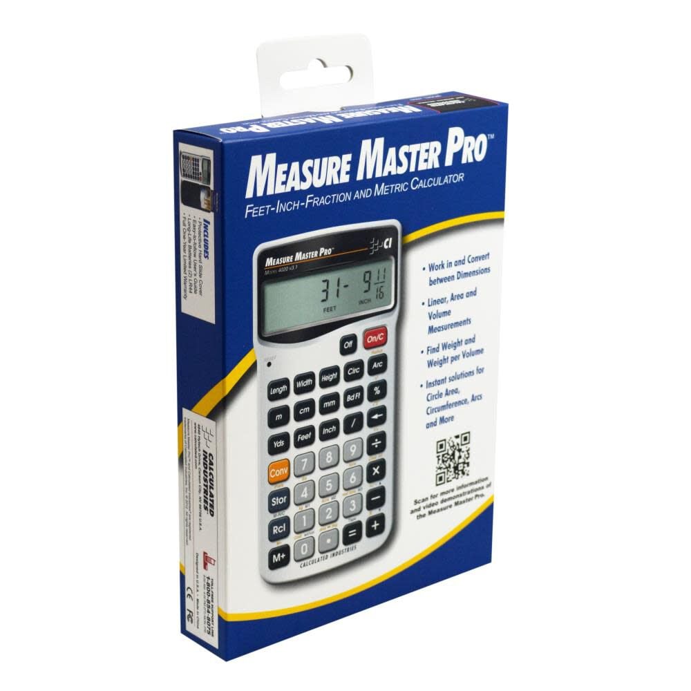 Calculated Industries Measure Master Pro FeetInchFraction and Metric
