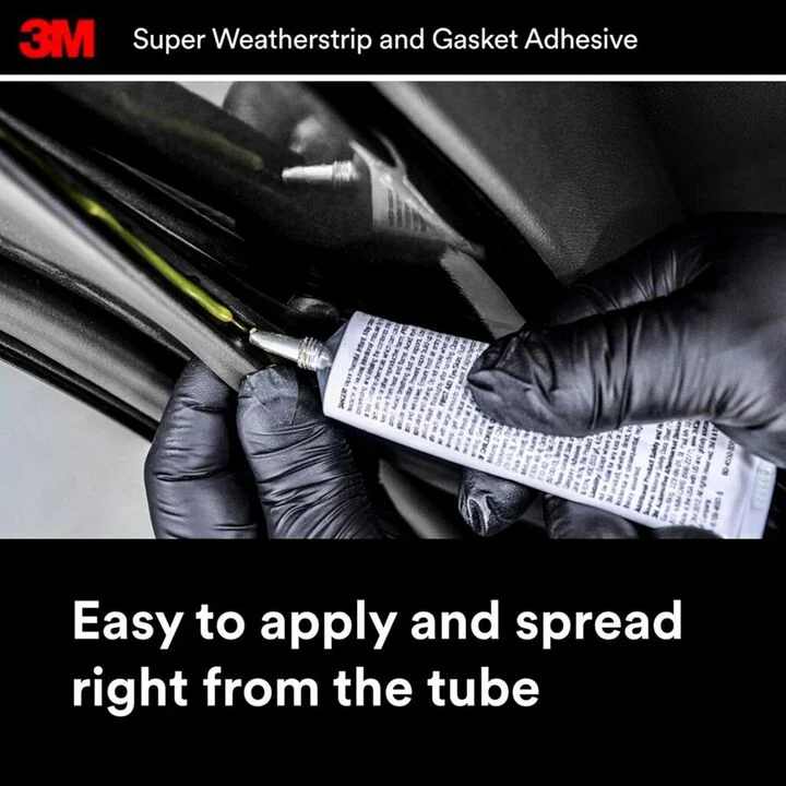 3M Bondo 5 Oz Tube Super Weatherstrip and Gasket Adhesive, Black, large image number 3