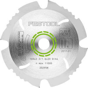 160 Milimeter Segmented Rim Diamond Blade for Fiber Cement