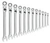 GEARWRENCH 12 Pc XL Metric Locking Flex Combination Ratcheting Wrench Set, small image number 2