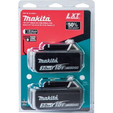 Makita LXT Lithium-Ion 3.0Ah Battery 2-Pack, large image number 3