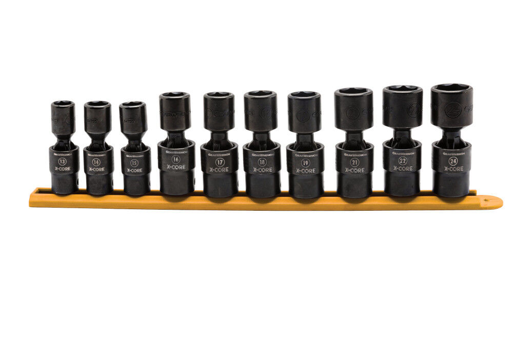 GEARWRENCH Pinless Universal Impact Socket Set 10 pc 1/2 In Drive 6 Point Metric, large image number 2