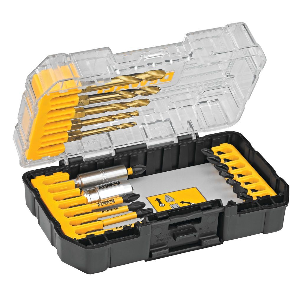 DEWALT Impact Ready Titanium Drill & Flex Torq Set 20pc DWA20IRTINZ