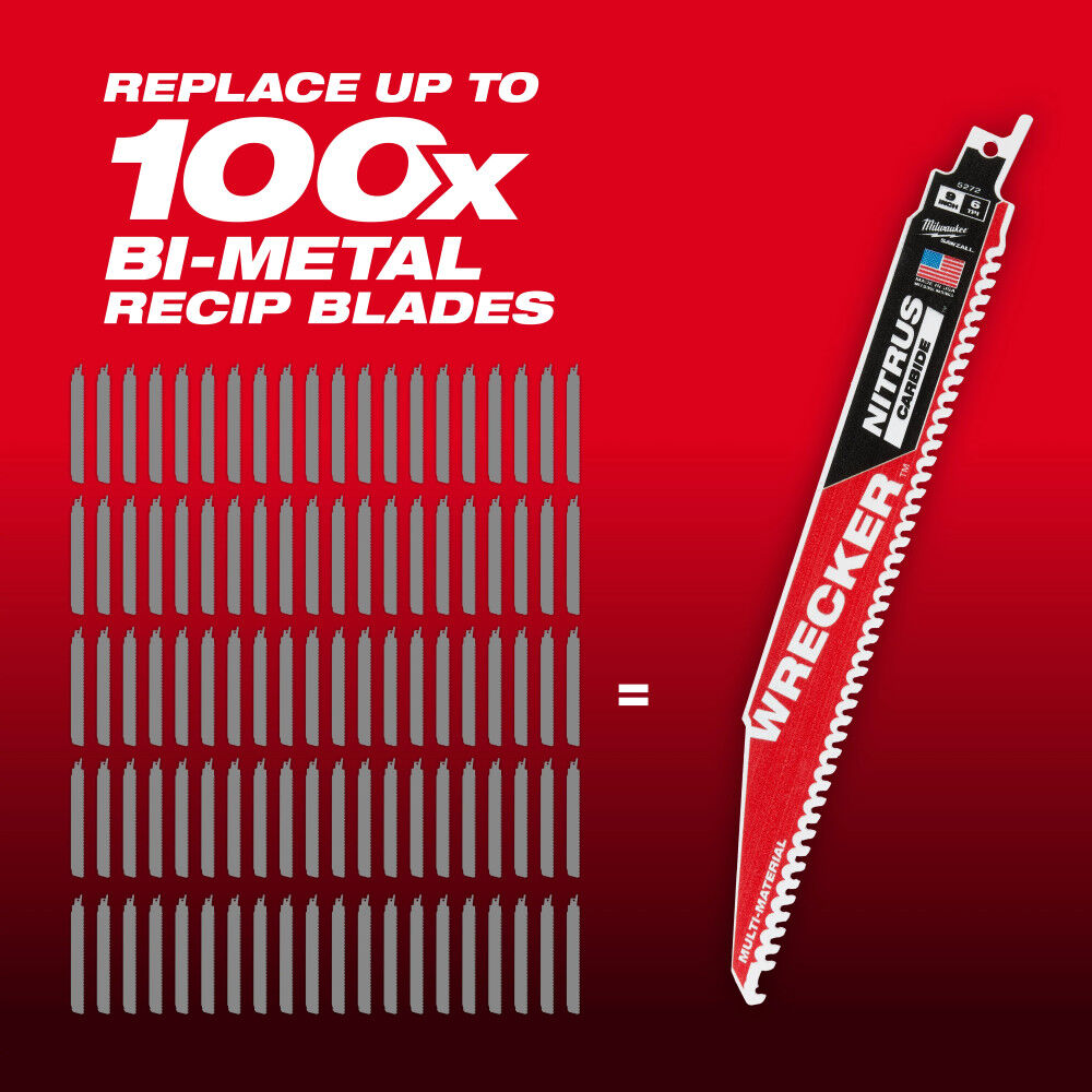 Milwaukee 12inch WRECKER with NITRUS CARBIDE 5Pk, large image number 9