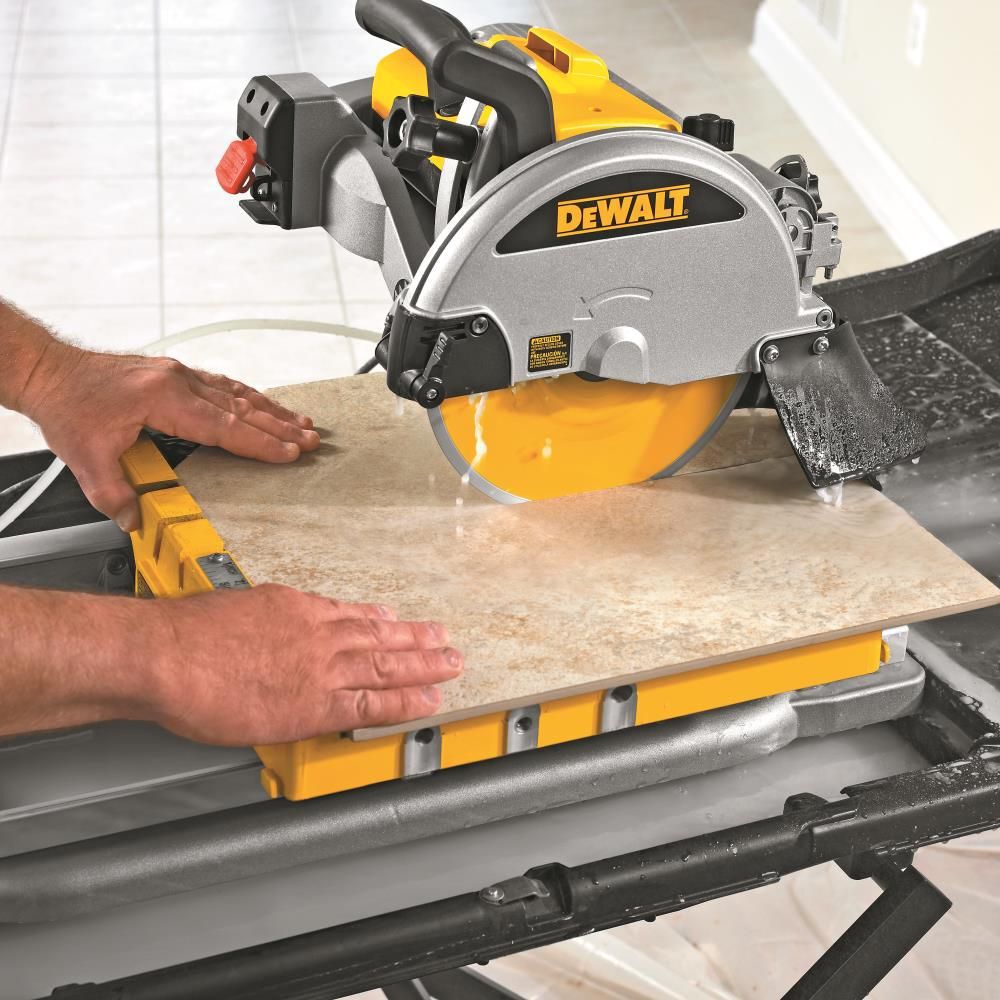 DEWALT HEAVY-DUTY 10in WET TILE SAW (D24000), large image number 11