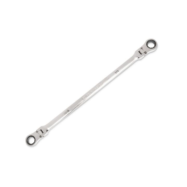 GEARWRENCH 90 Tooth 12 Point GearBox Double Flex Ratcheting Wrench 11/16x3/4, large image number 0