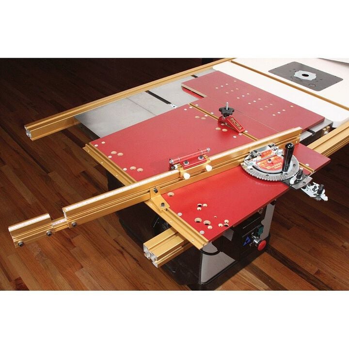 Incra Miter 5000 Gauge with Telescoping Fence & Flip Shop Stop, large image number 1