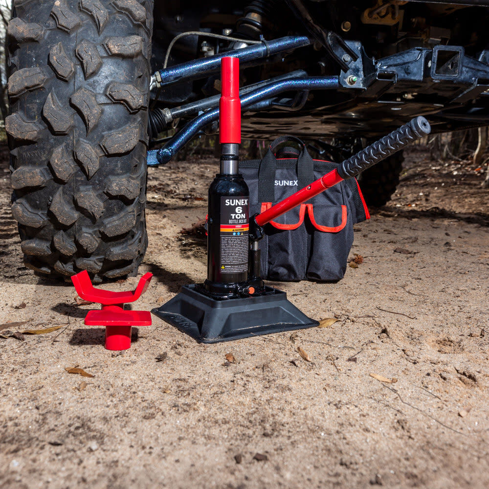 Sunex 6 Ton Bottle Jack Kit with Adapters, large image number 2