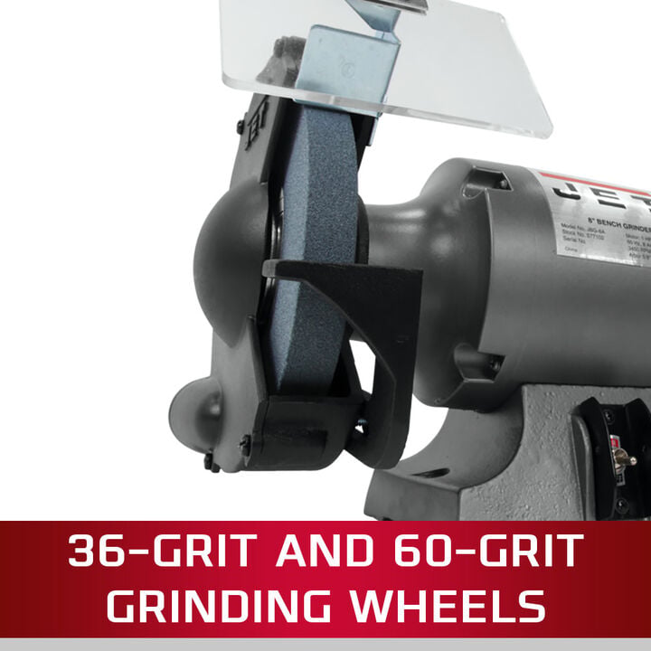 JET 8in Shop Bench Grinder with Stand, large image number 4