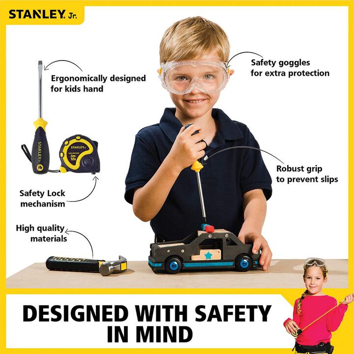 Stanley Jr Construction Play Tool Set 5pc, large image number 3