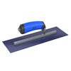 Bon Tool Finish Trowel Square Blue Steel 12 Inch x 4 Inch with Comfort Grip Handle, small image number 2