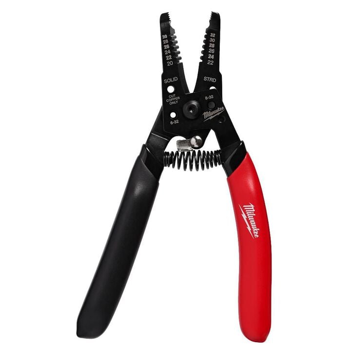 Milwaukee 20-32 AWG Low Voltage Dipped Grip Wire Stripper & Cutter, large image number 4