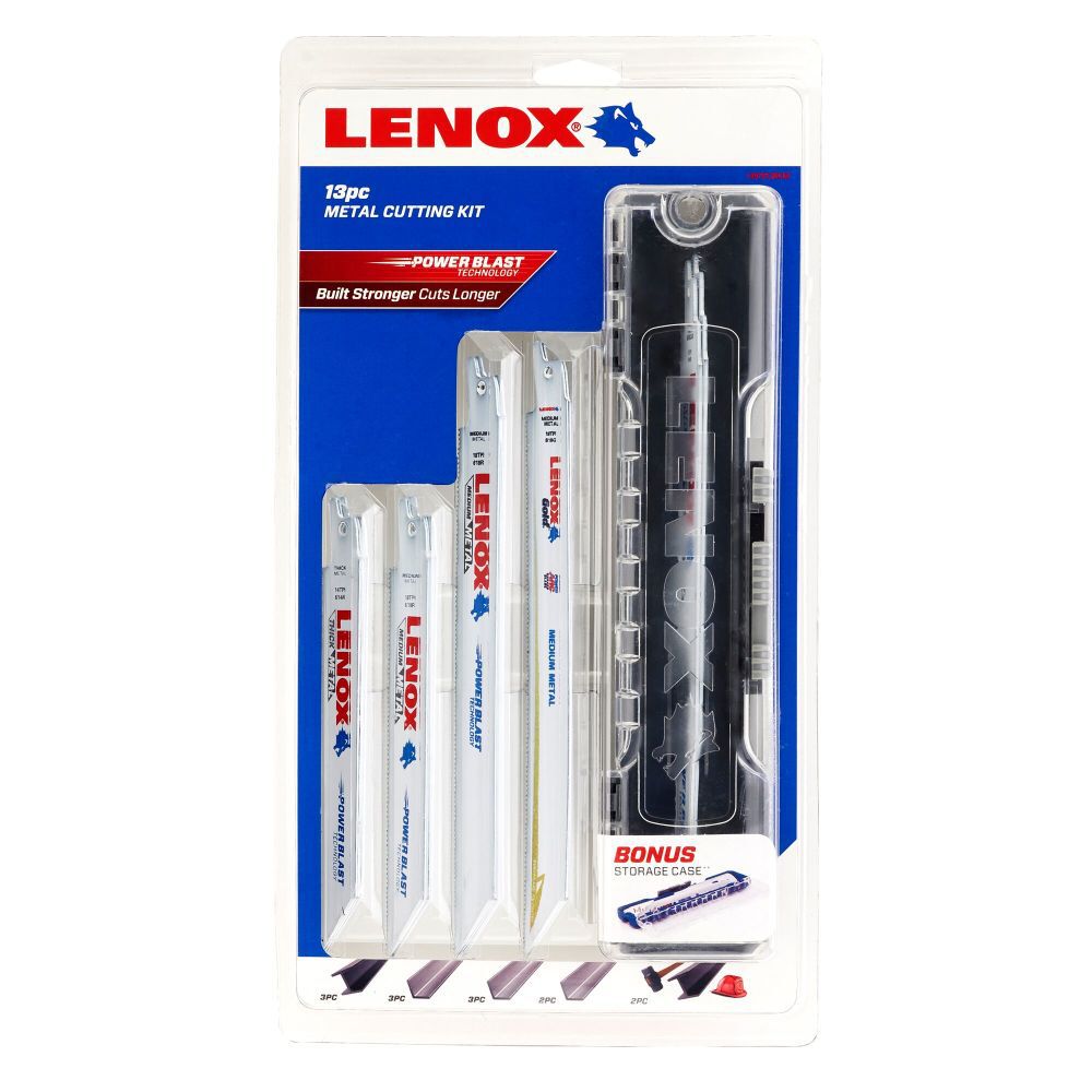 Lenox Assorted Metal Reciprocating Saw Blade Kit 13pc, large image number 3