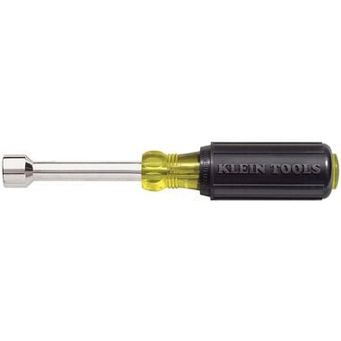Klein Tools 7/16 In Hex Cushion-Grip Nut Driver with 3 In Hollow Shaft, large image number 0
