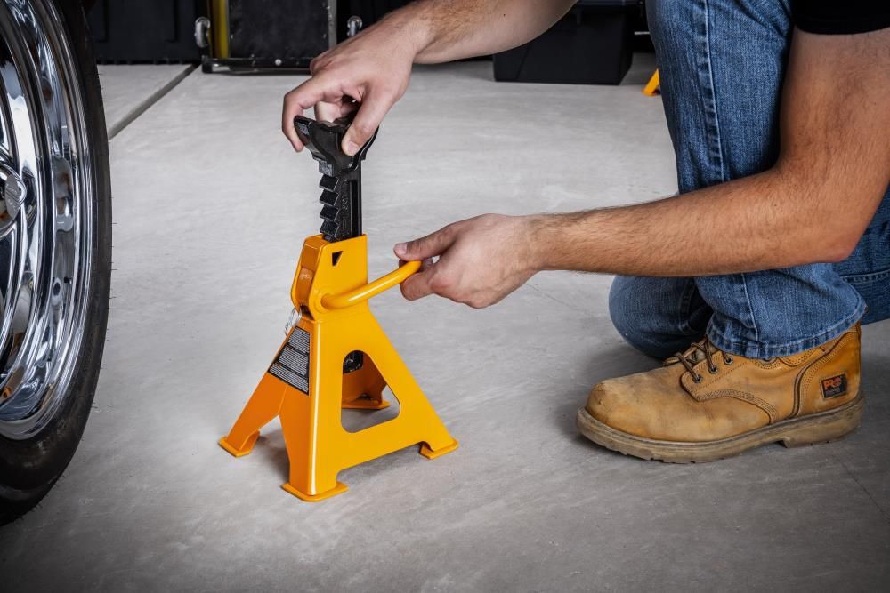 GEARWRENCH 3 Ton Ratcheting Jack Stand 2ct, large image number 5