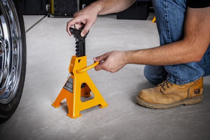 GEARWRENCH 3 Ton Ratcheting Jack Stand 2ct, large image number 4
