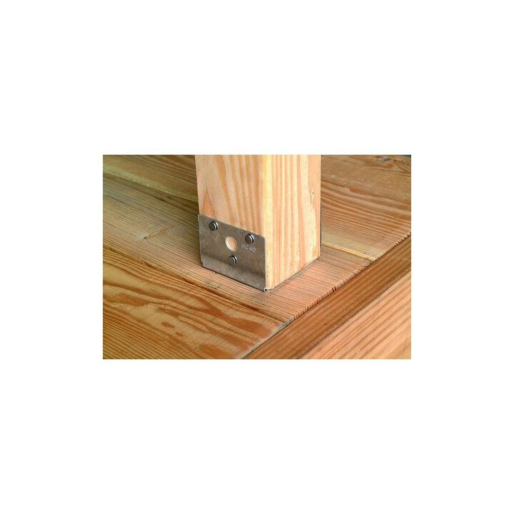 Simpson Strong-Tie 18 Gauge 4x ZMAX Coating BC Light-Gauge Material Post Base, large image number 1