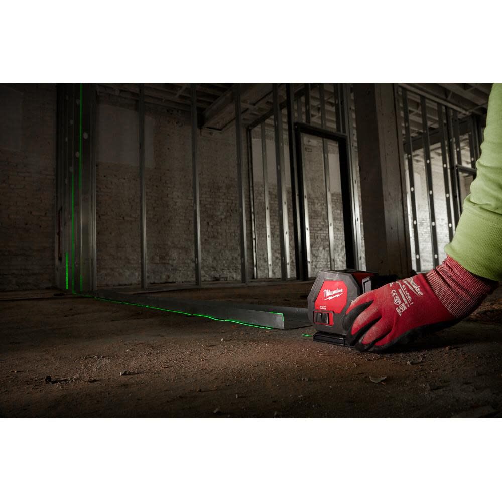Milwaukee Green Cross Line Laser 3421 - Image 9