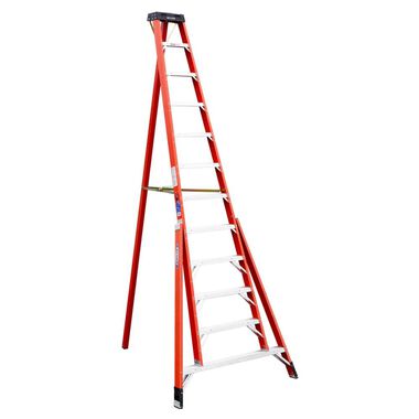 Werner 12 Ft. Type IA Fiberglass Tripod Ladder, large image number 0