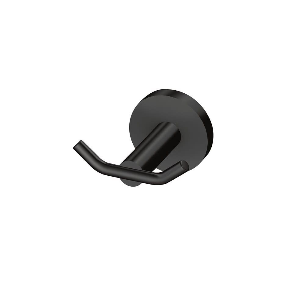 Black double robe hook top