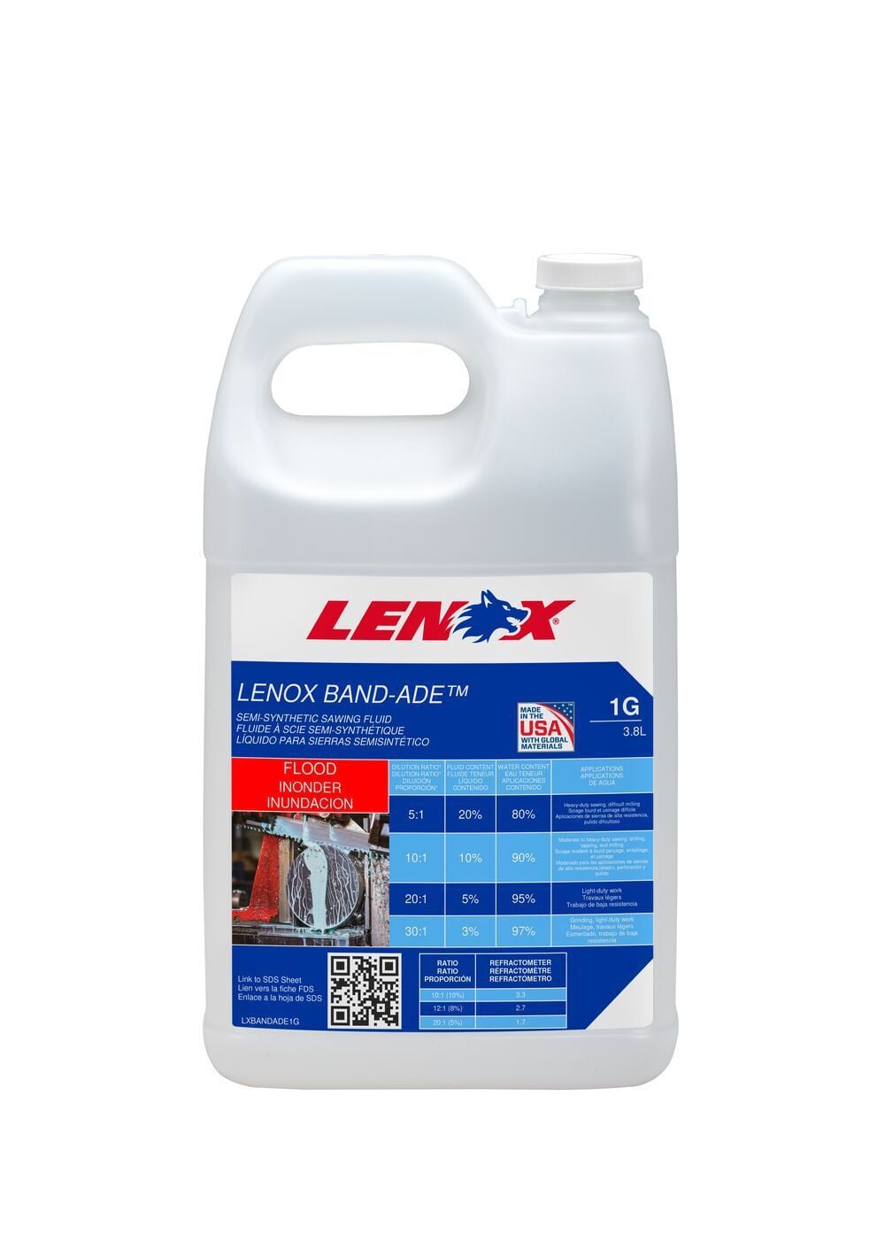Lenox 1 Gallon Band-Ade Band Saw Fluid, large image number 1