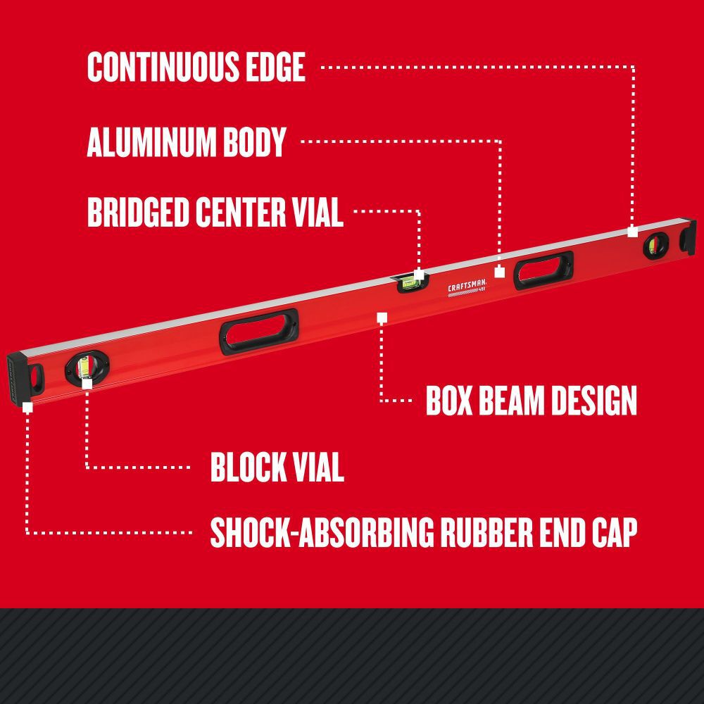 CRAFTSMAN 48-in Box Beam Level, large image number 3