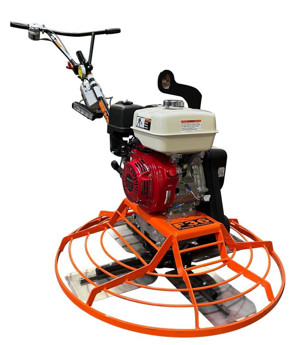 MBW 36" Walk Behind Power Trowel GX270 Power Pitch Handle with Battery & Charger, large image number 1