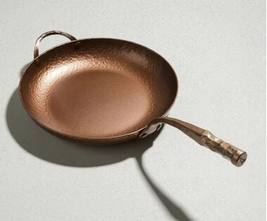 Smithey Ironware Carbon Steel 12 Inch Deep Farmhouse Skillet