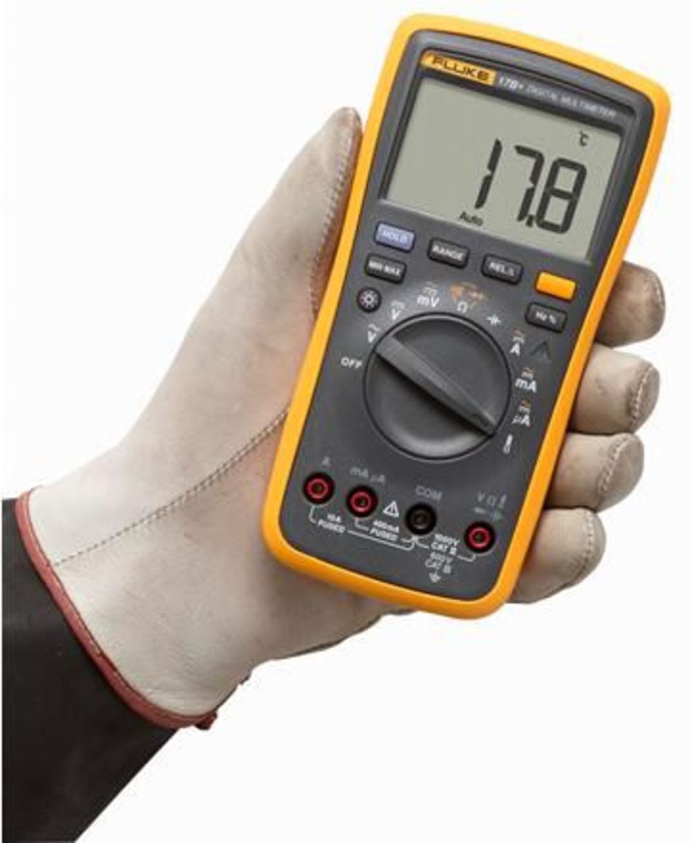 Fluke Networks -17B -R Basic DMM with Temperature Cat III - FLUKE-17B -R