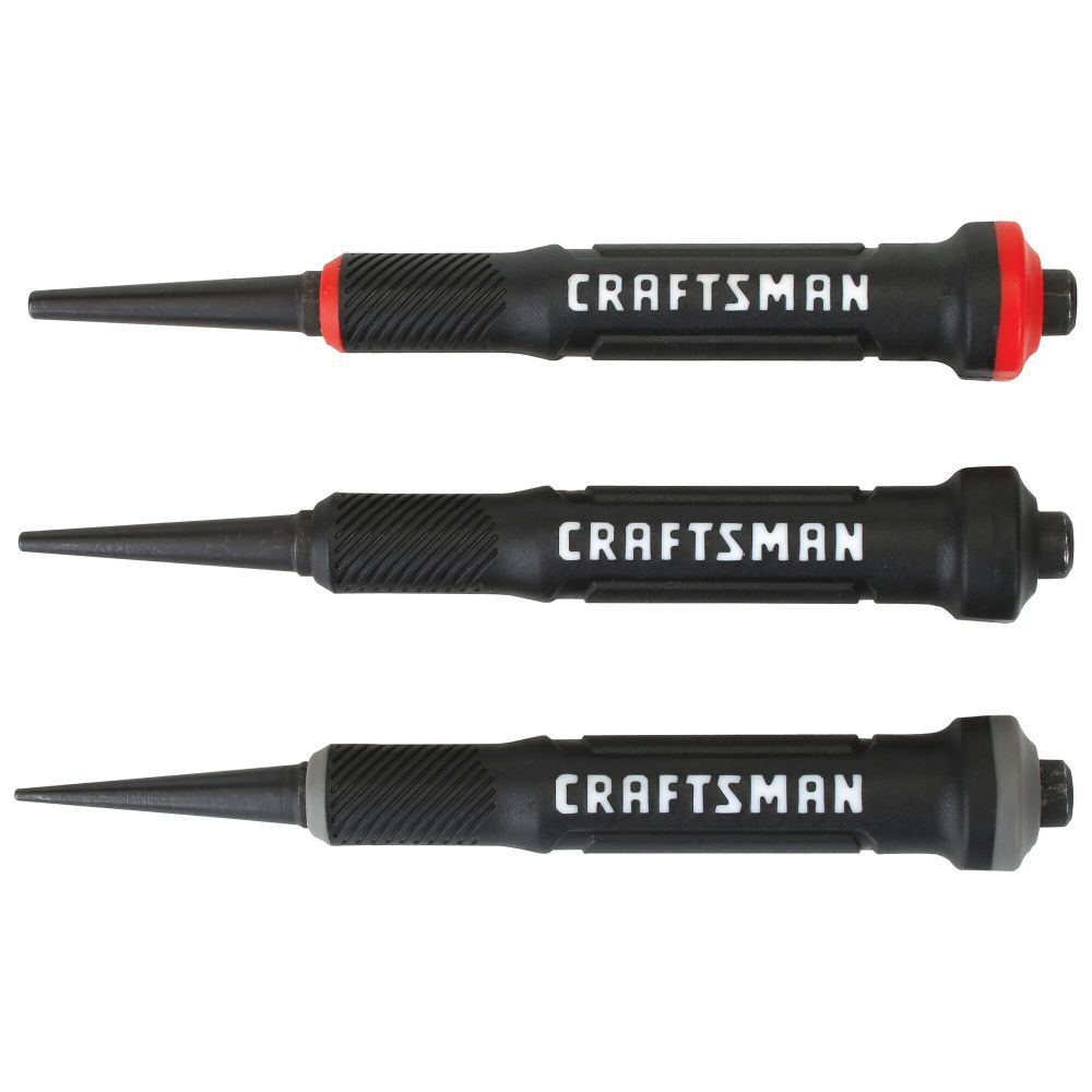 CRAFTSMAN Nail Set, 3pc - CMHT82541