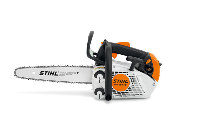 Stihl MS 151 T C-E 71PM3 3405 12 Inch Bar Gas Powered Top Handle Chainsaw, large image number 2