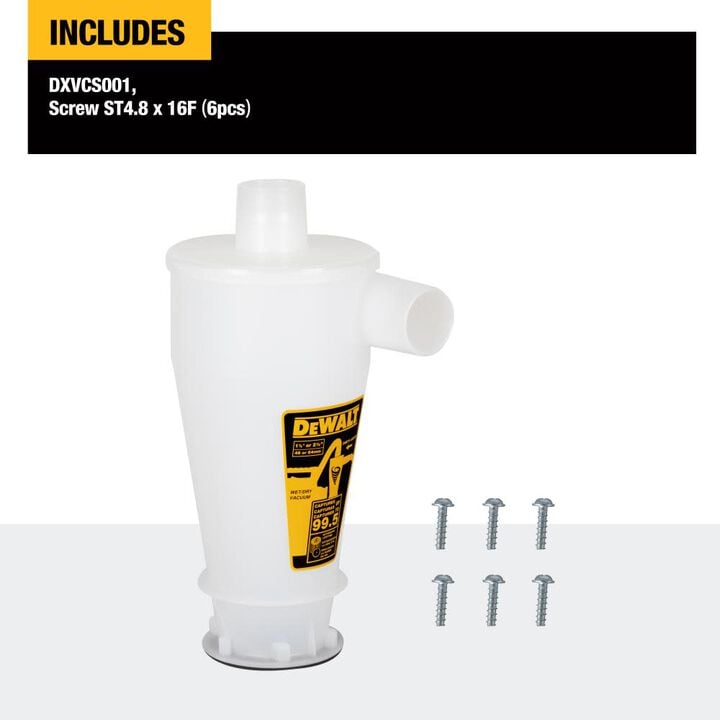 DEWALT Dust Separator for Wet/Dry Vacuums, large image number 1