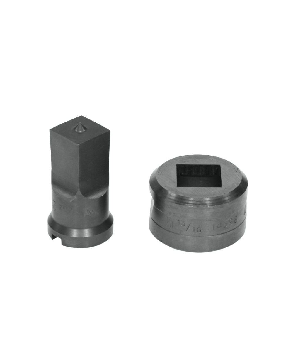Edwards 25/32 Inch Punch x 13/16 Inch Die Square Punch & Die Set, large image number 1