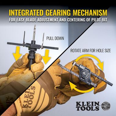 Klein Tools Adjustable Hole Saw, large image number 3