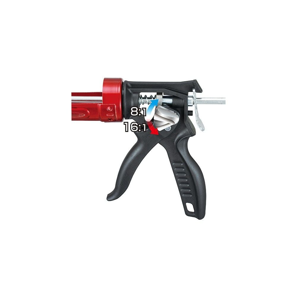 Tajima 10 Fl Oz Ratio Switchable High Thrust Rotary Caulk Gun, large image number 3