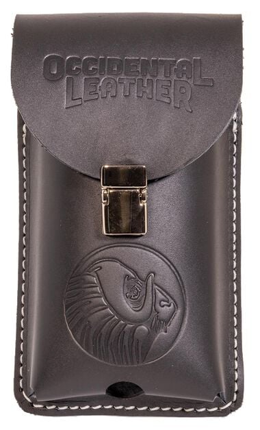 Occidental Leather Belt Worn XL Leather Phone Holster Black