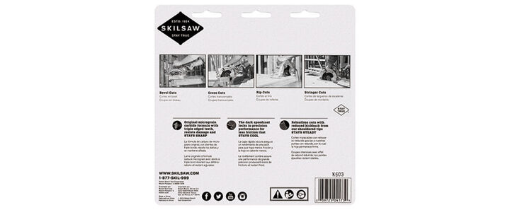 SKILSAW 7-1/4In X 40T FRAMING SAW BLADE, large image number 1