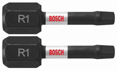 Bosch 2 pc. Impact Tough 1 In.Square #1 Insert Bits