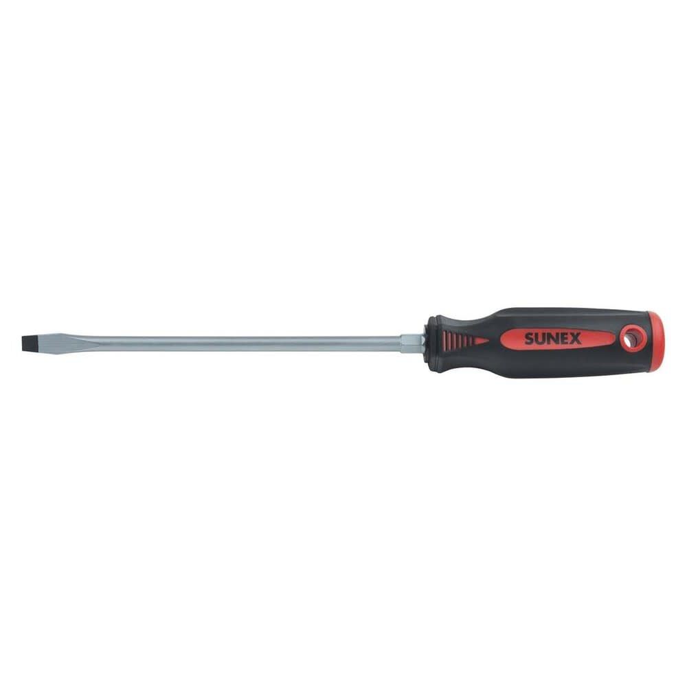 Sunex 5/6 Inch x 4 Inch Steel Matte Blasted Tip Slotted Screwdriver, large image number 1
