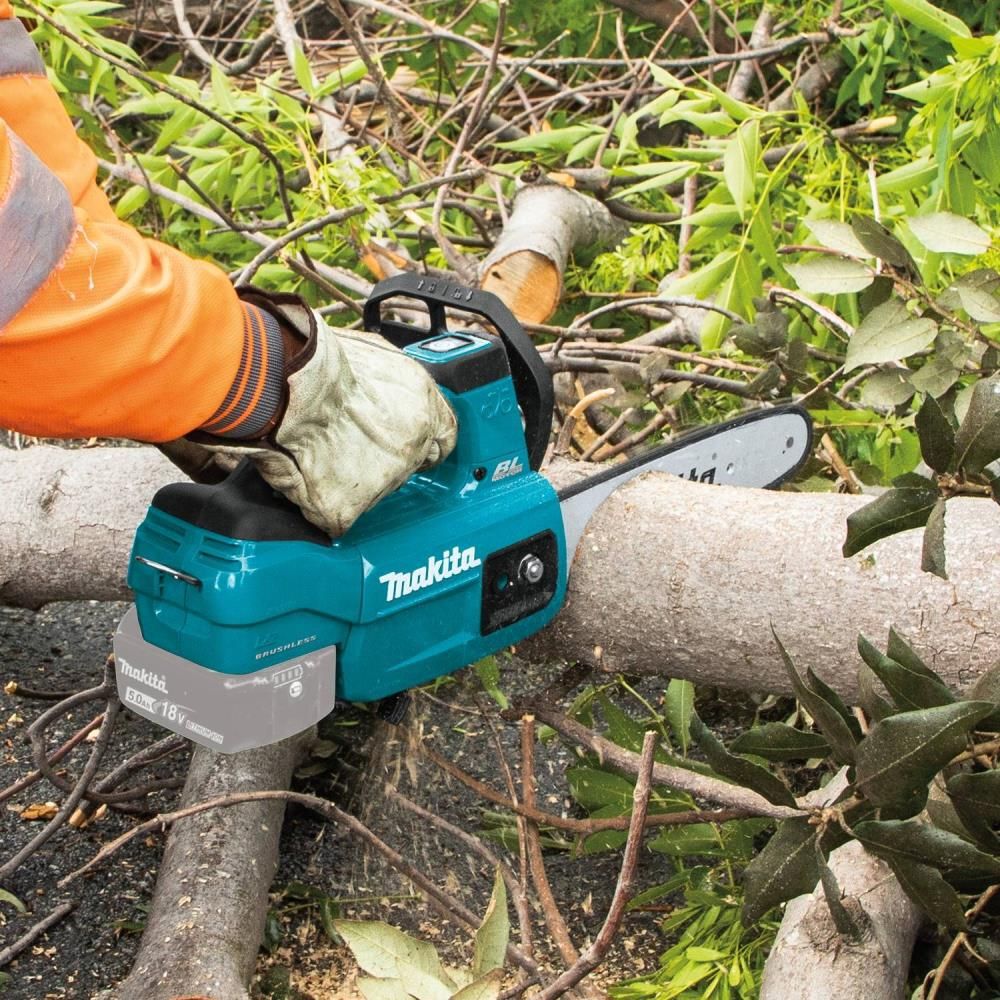 Makita 18V LXT Lithium-Ion Brushless Cordless 10in Top Handle Chain Saw (Bare Tool), large image number 7