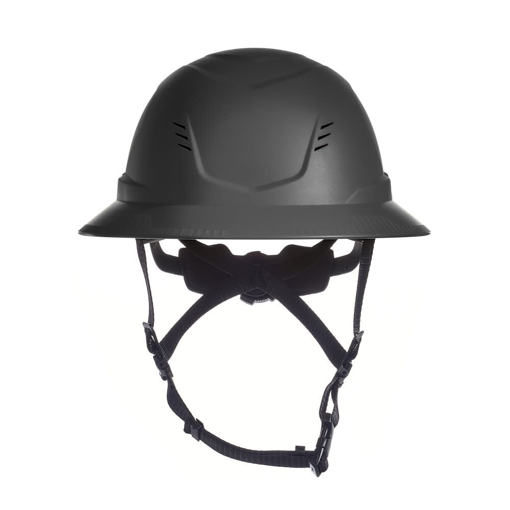 MSA Safety Works V-Gard H2 Full Brim Vented MIPS Safety Helmet Black - 10250606